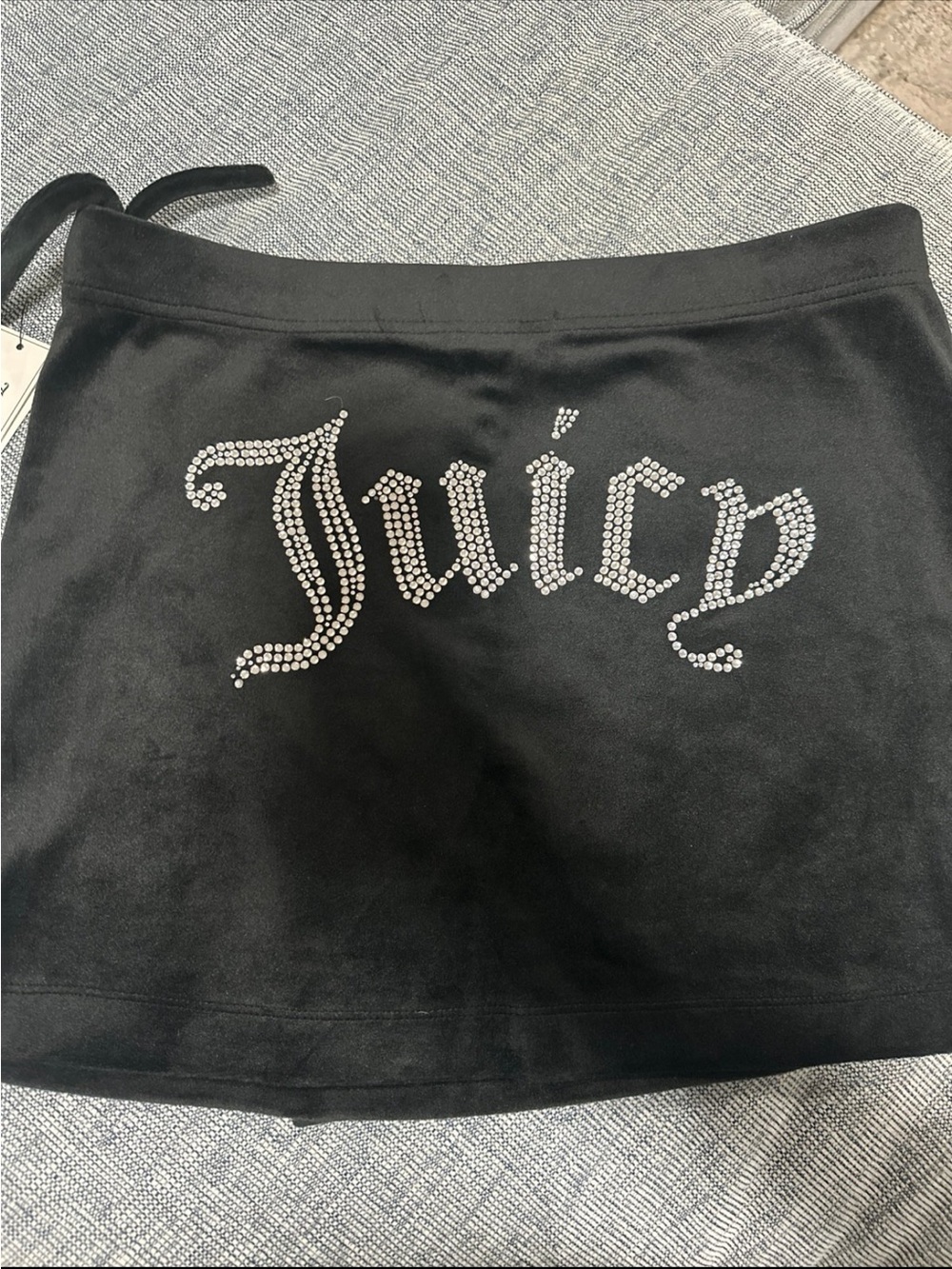Juicy Couture Black Rhinestone Skirt
